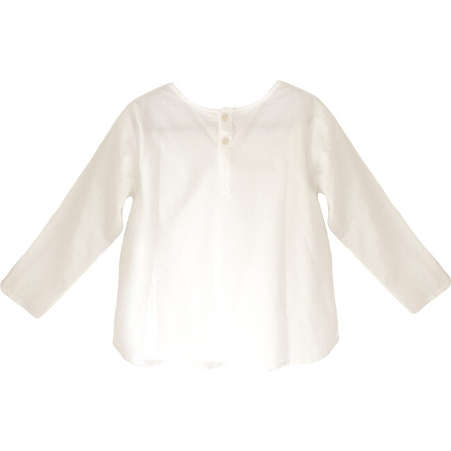 Nico Shirt, White Poplin - Shirts - 1