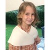 Lucia Knit Cape, Cotton Cream - Jackets - 2