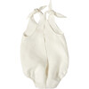 Inesita Baby Romper, Linen White - Rompers - 2