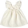Penelope Dress, Linen White - Dresses - 4