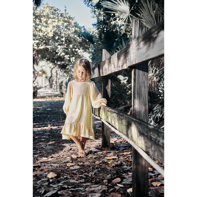 Cristina Dress, Gauze Straw - Dresses - 3