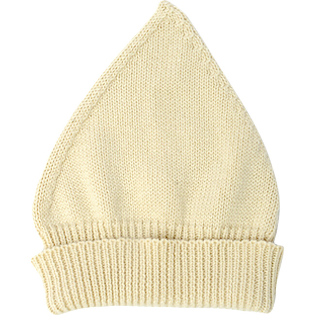 Gnome Knit Bonnet, Natural - Hats - 1