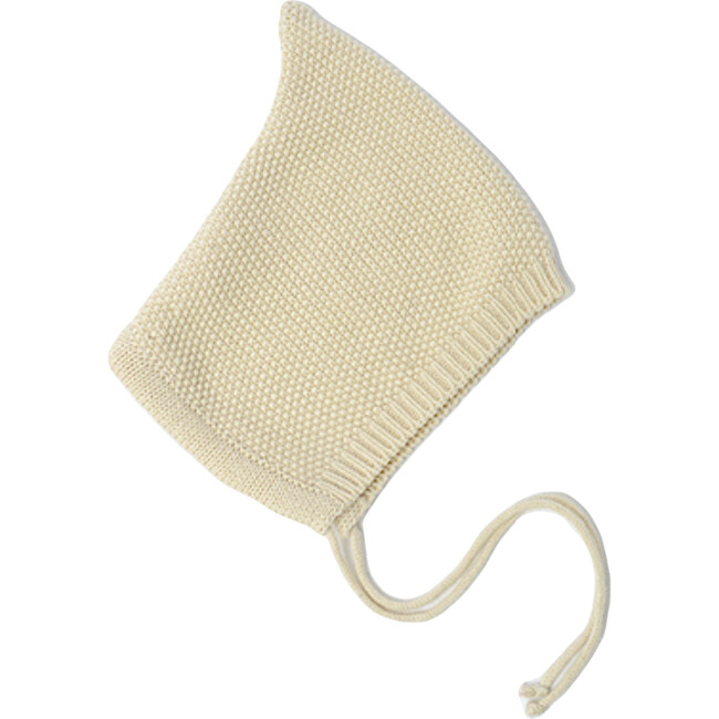 Coco Knit Bonnet, Natural - Hats - 1