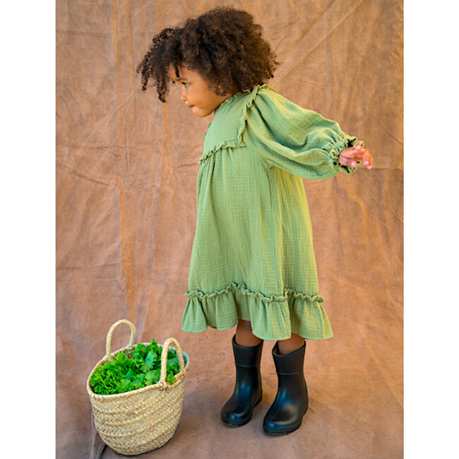 Adriana Dress, Sage Gauze - Dresses - 2