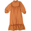 Adriana Dress, Rust Tencel - Dresses - 2 - thumbnail