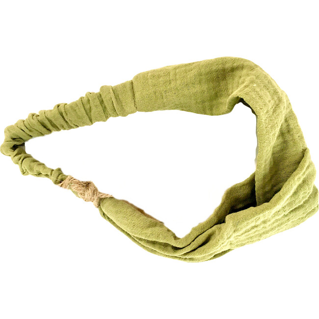 Belen Headband, Sage Gauze - Hair Accessories - 1