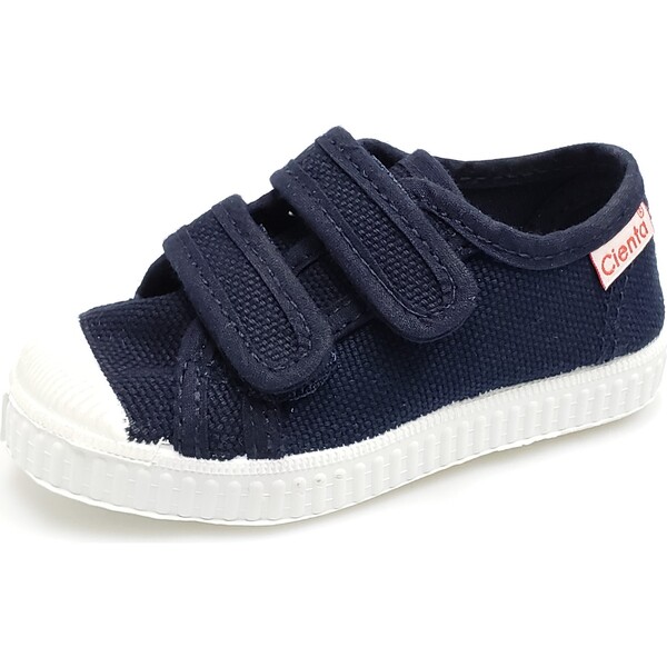 Double Velcro Slip On, Navy - Cienta Shoes | Maisonette