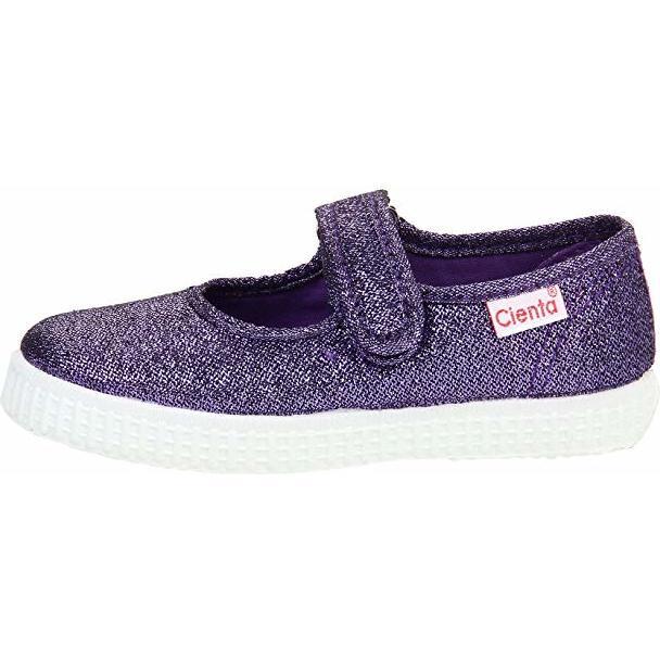 Sparkle Mary Jane, Purple - Crib Shoes - 1