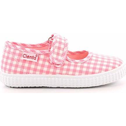 Canvas Mary Jane, Pink Gingham - Mary Janes - 1