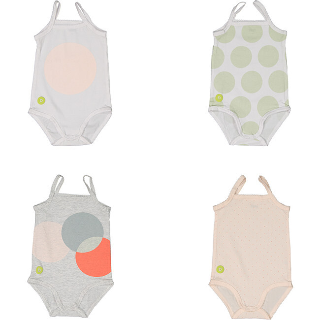 Baby Girl Sleeveless Onesie Set - Onesies - 1