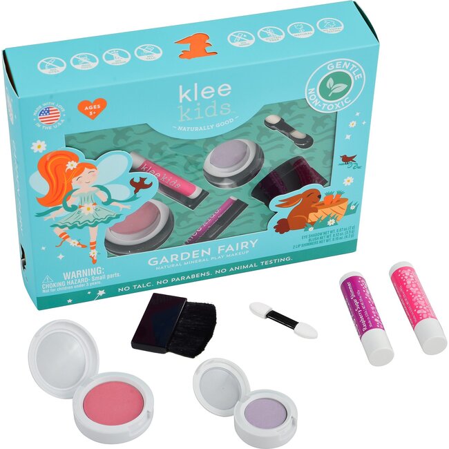 Garden Fairy 4-PC Natural Play Makeup Kit with Pressed Powder Compacts - Makeup - 2