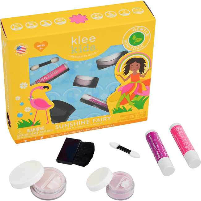Sunshine Fairy 4-PC Natural Play Makeup Kit with Loose Powder Makeup