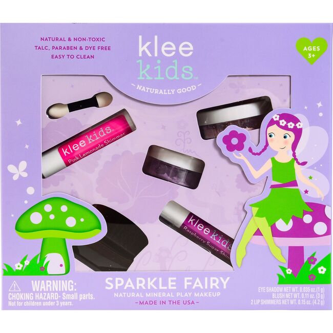 Sparkle Fairy 4-Piece Natural Play Kit with Loose Powder Makeup - Makeup - 2