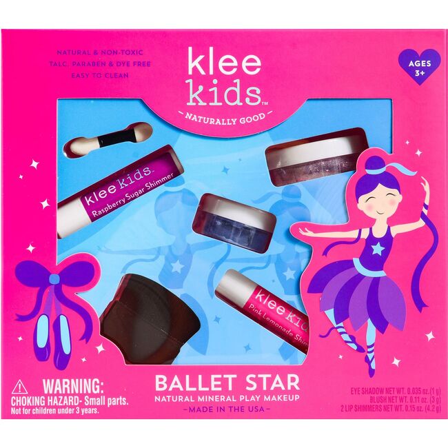 Ballet Star 4-Piece Natural Play Makeup Kit with Loose Powder Makeup - Makeup - 2