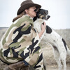 Camouflage Throw, Flax/Loden - Throws - 2