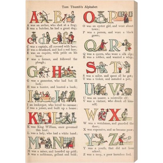 Tom Thumbs Alphabet