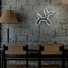 Balloon Dog Neon Sign, White - Lighting - 2