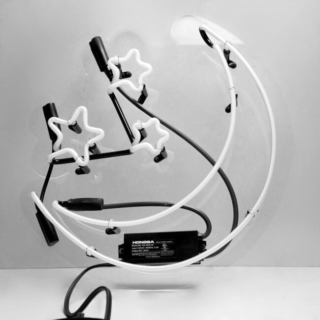 Moon and Stars Neon Sign - Wall Décor - 2