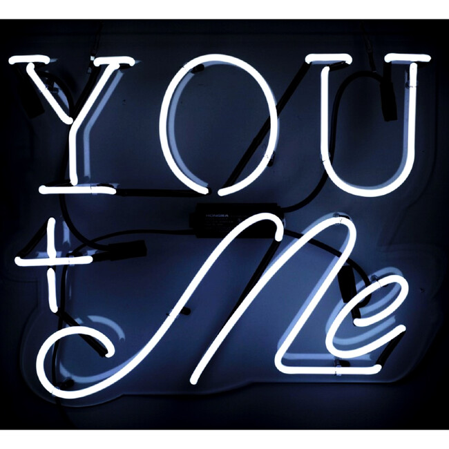 You and Me Neon Sign, White - Lighting - 1
