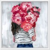 Flower Delivery Girl, Framed - Art - 1 - thumbnail