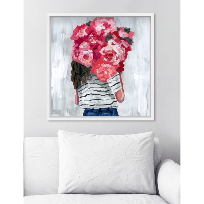 Flower Delivery Girl, Framed - Art - 5
