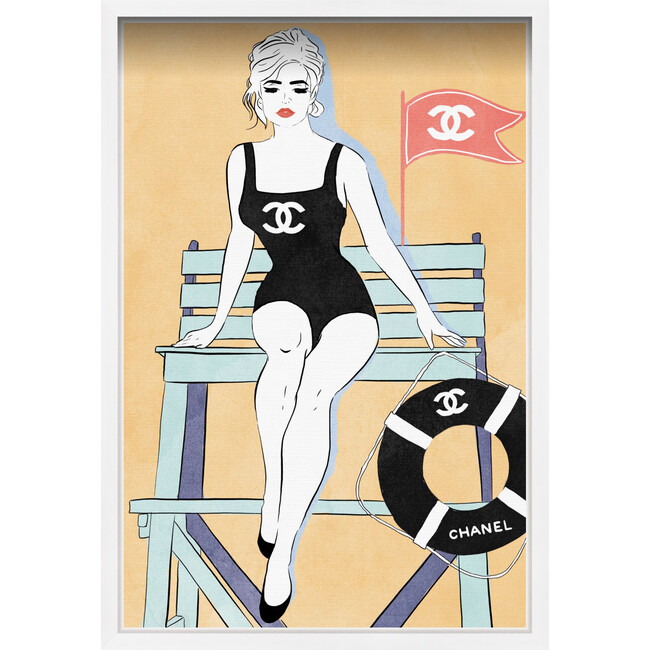 Couture Lifeguard Print, Framed