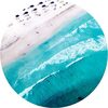 Beach Water, Round - Art - 1 - thumbnail