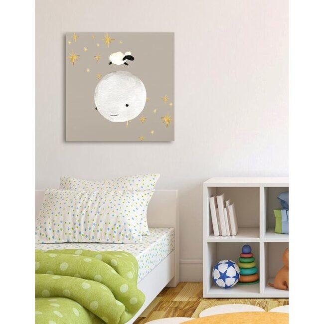 Sheep Jumping Over The Moon - Art - 2