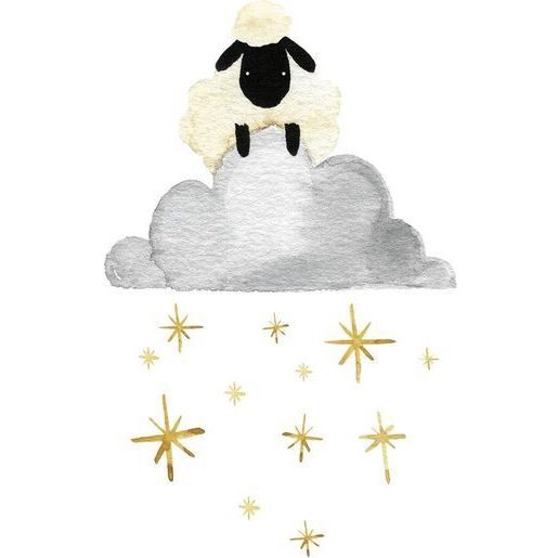 Sheep Cloud And Stars