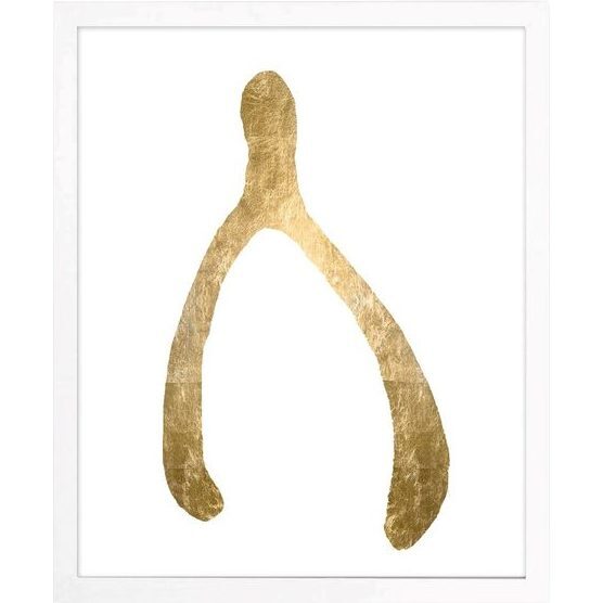 Wishbone, Gold Foil - Art - 1