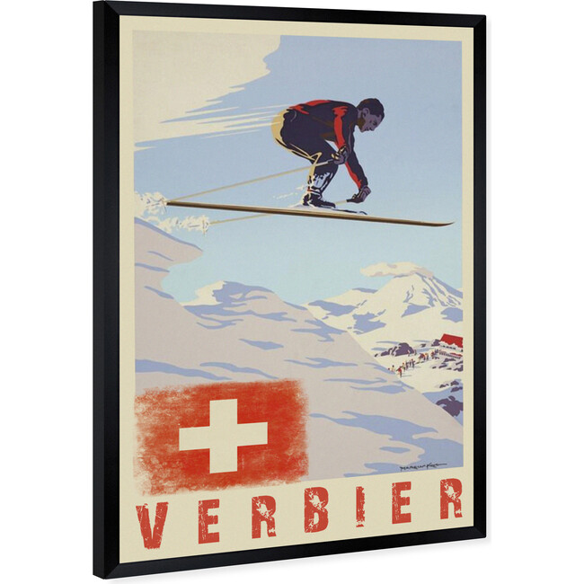 Verbier Ski, Framed - Art - 3