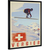 Verbier Ski, Framed - Art - 3