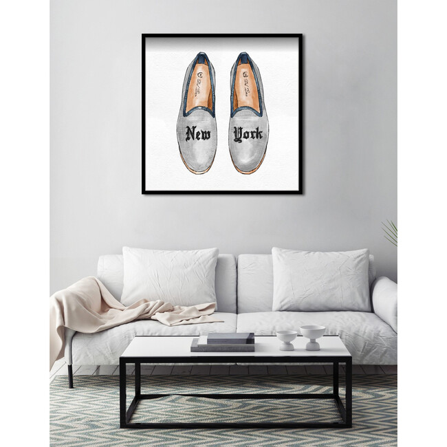 New York Slippers Print, Framed - Art - 4