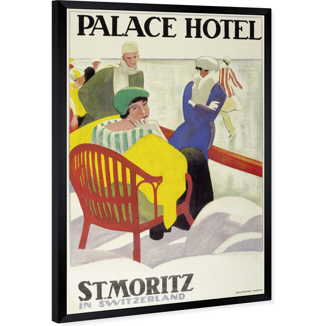 St. Moritz Palace Hotel, Framed - Art - 3