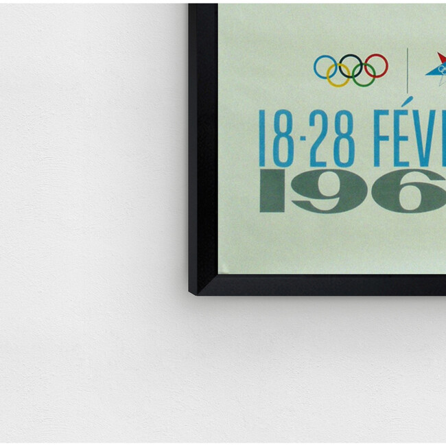 Olympiques d'Hiver Fevrier, Framed - Art - 4