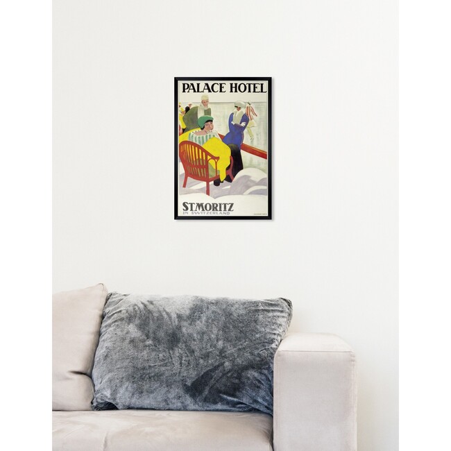 St. Moritz Palace Hotel, Framed - Art - 5
