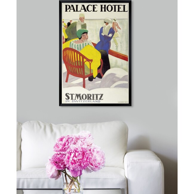 St. Moritz Palace Hotel, Framed - Art - 6