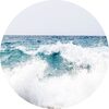 Splashing Waves, Round - Art - 1 - thumbnail
