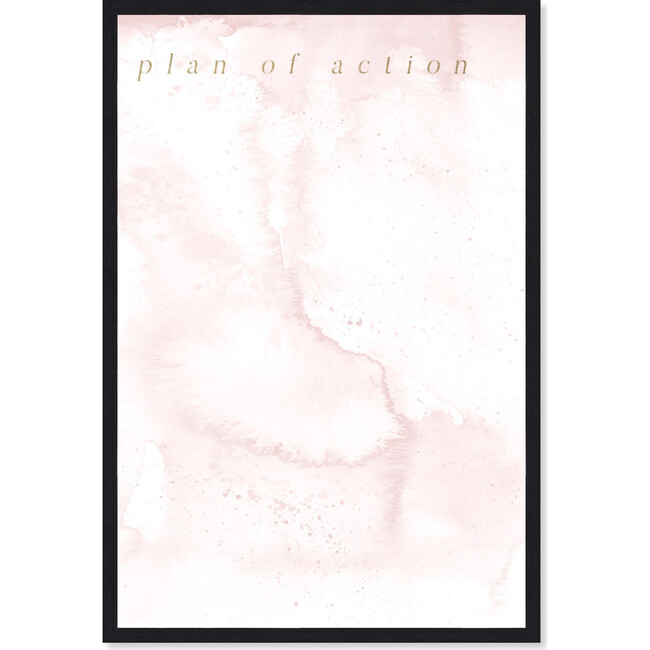 Plan Of Action Whiteboard, Rose Marble - Art - 1