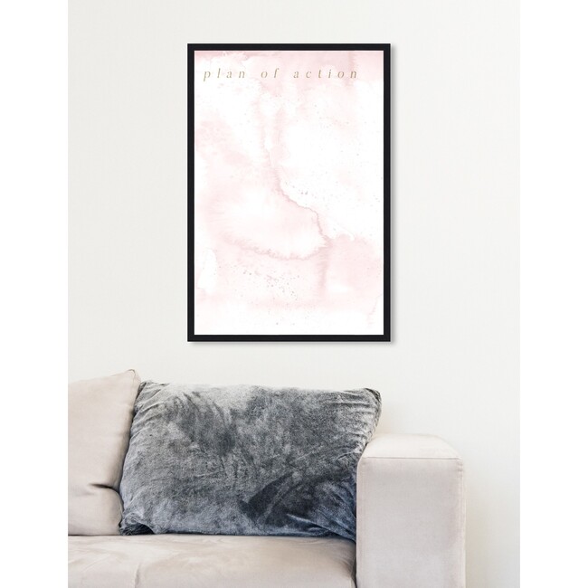 Plan Of Action Whiteboard, Rose Marble - Art - 2