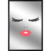 Big Kiss Mirror, Framed - Mirrors - 1 - thumbnail