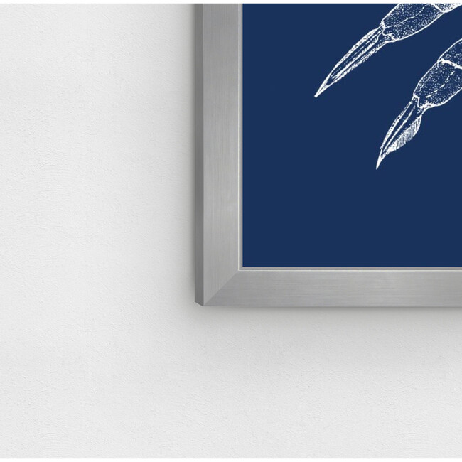 The Red Crab - Blue, Framed - Art - 4