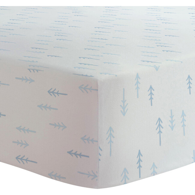 Organic 2 pack Crib Sheet, Pink Blue & White Arrows - Crib Sheets - 2