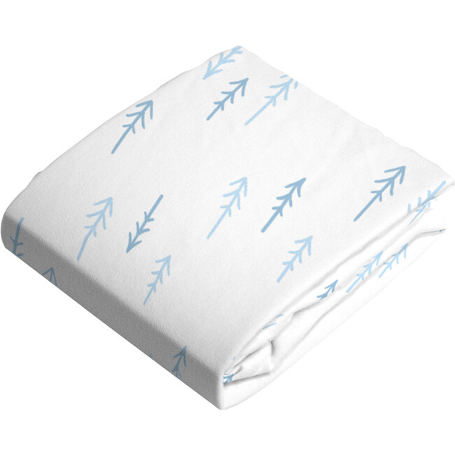 Organic 2 pack Crib Sheet, Pink Blue & White Arrows - Crib Sheets - 3