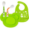 Kushies Silicone Feeding  4PC Set, Citrus - Tableware - 1 - thumbnail