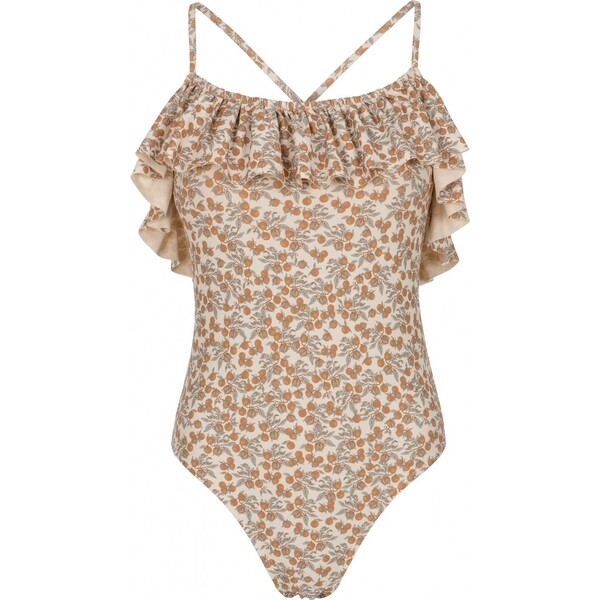 Peony Mommy Swimsuit, Orangery Beige - Swim & Bathing Suits | Maisonette