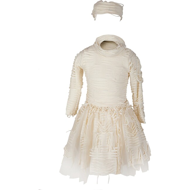 Mummy Costume with Skirt, Beige