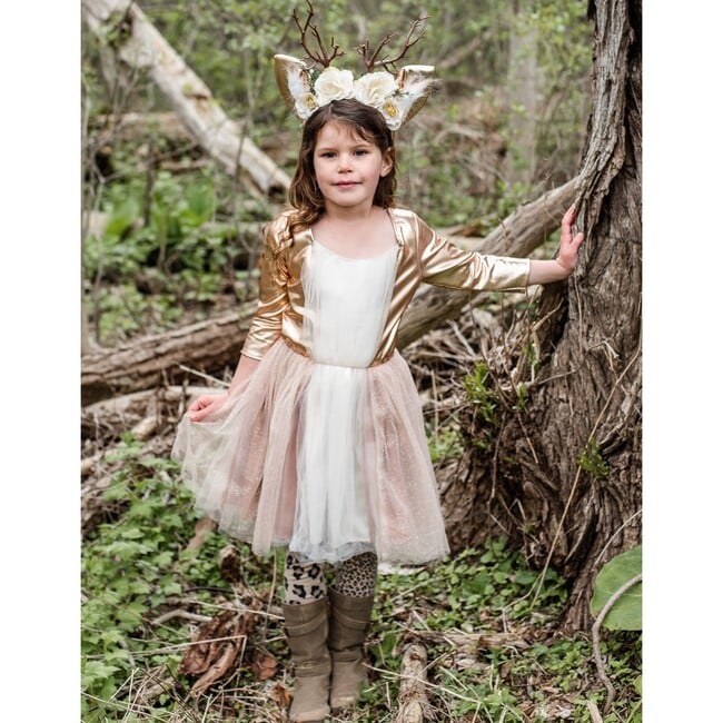 Woodland Deer Dress with Headpiece - Costumes - 2