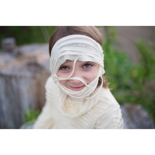 Mummy Costume with Skirt, Beige - Costumes - 3