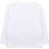T-Shirt Long Sleeve Organic Cotton "K" Attention, White - Tees - 4